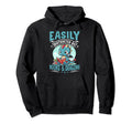 Easily Distracted Dragons Books Funny Hoodie - Aesthetic Graphic Unisex - T-Shirt, Sweatshirt, Hoodie
