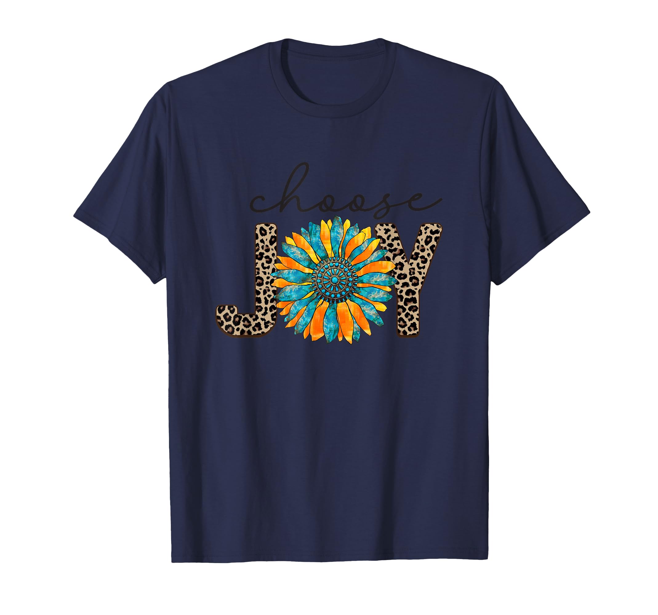 Inspirational Sunflower Leopard T-Shirt - Novelty Apparel for Adults - T-Shirt, Sweatshirt, Hoodie
