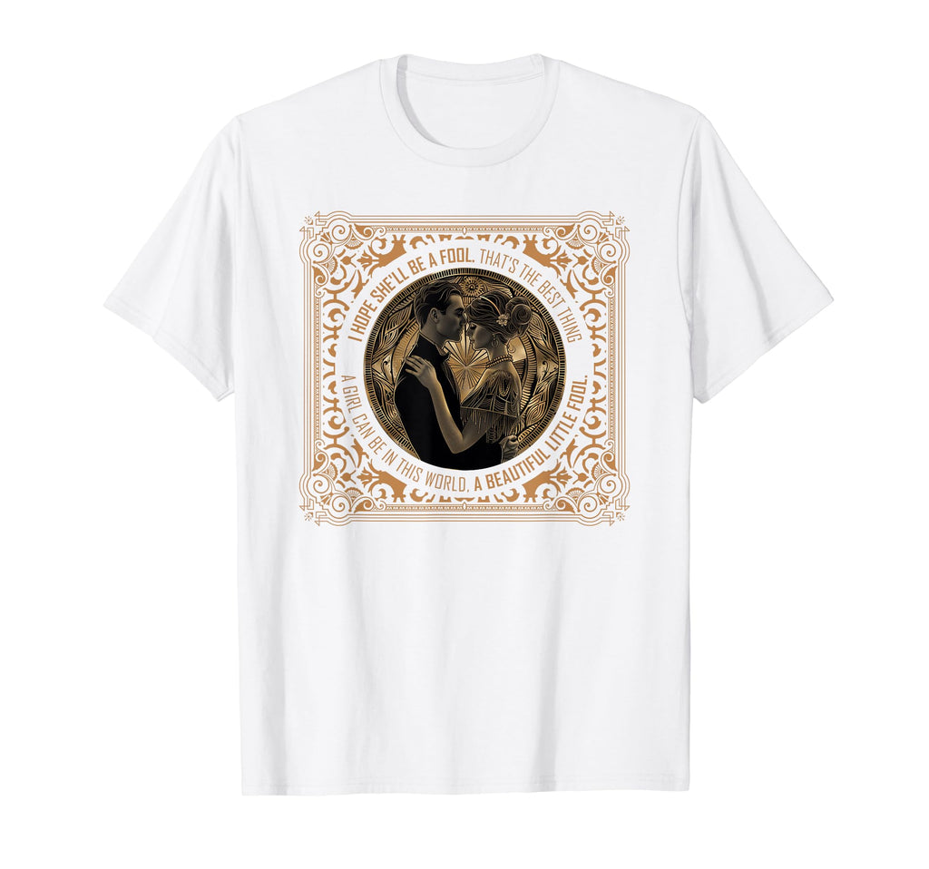 Great Gatsby Bookish Gift Literature T-Shirt - Custom Art Print Men Women - T-Shirt, Sweatshirt, Hoodie