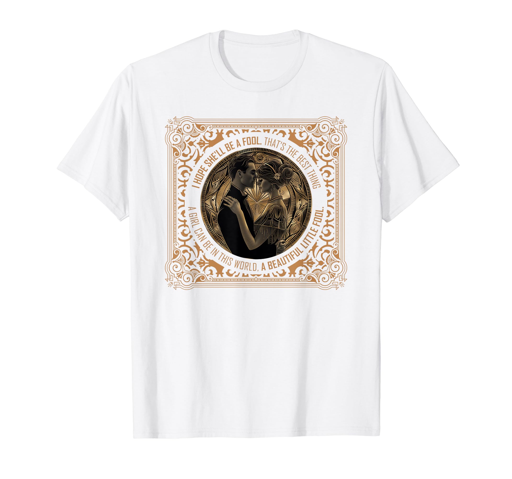 Great Gatsby Bookish Gift Literature T-Shirt - Custom Art Print Men Women - T-Shirt, Sweatshirt, Hoodie