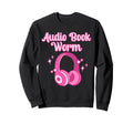 Audio Book Worm Book Lover Pastel Sweatshirt - Graphic Print for Adults - T-Shirt, Sweatshirt, Hoodie