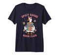 Spicy Goose Book Club Funny Smut Reader T-Shirt - Minimalist Print Unisex - T-Shirt, Sweatshirt, Hoodie