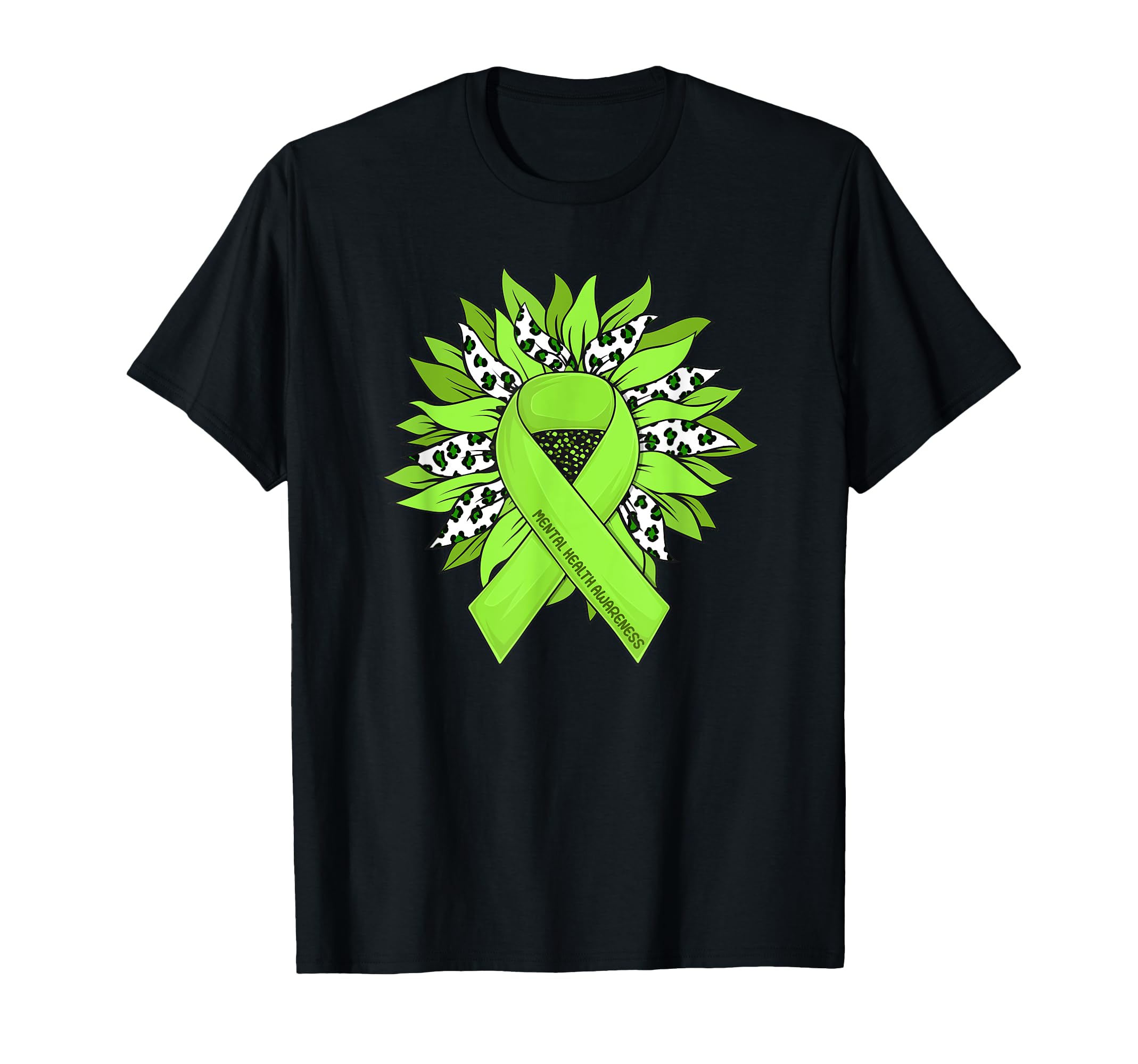 Mental Health Shirts Sunflower Mental T-Shirt - Minimalist Print Unisex - T-Shirt, Sweatshirt, Hoodie