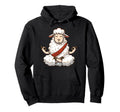 Meditation Sheep Yoga Pose Relaxing Hoodie - Novelty Apparel Men Women - T-Shirt, Sweatshirt, Hoodie