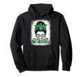 Womens Mental Health Warrior Messy Hoodie - Minimalist Print for Adults - T-Shirt, Sweatshirt, Hoodie