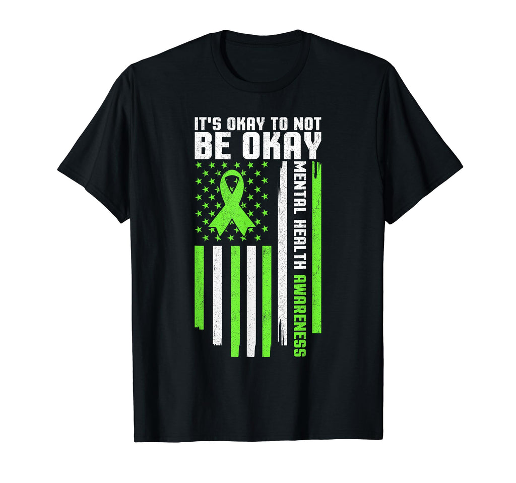 Its Okay To Not Be Okay Mental T-Shirt - Custom Art Print for Adults - T-Shirt, Sweatshirt, Hoodie