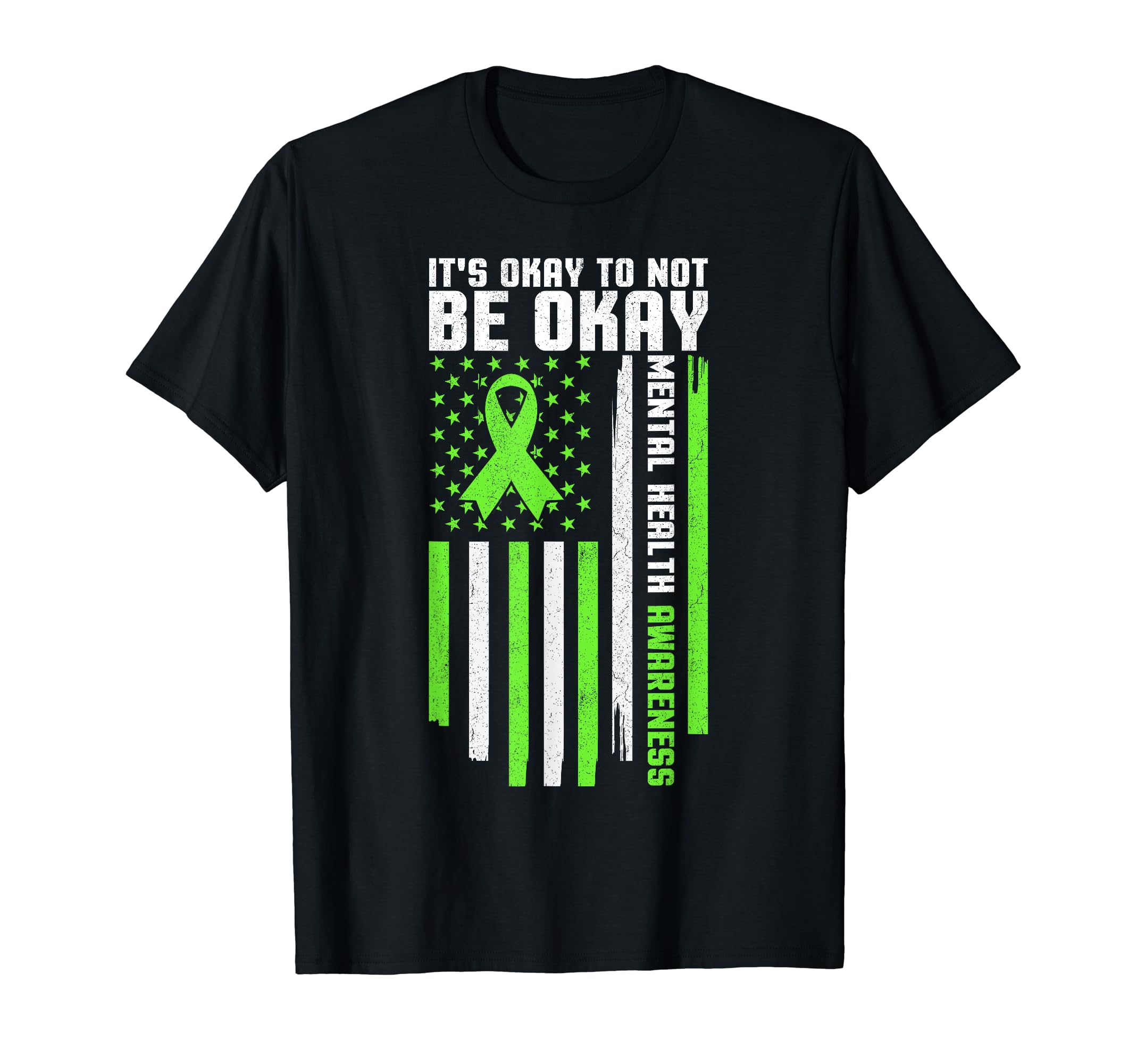 Its Okay To Not Be Okay Mental T-Shirt - Custom Art Print for Adults - T-Shirt, Sweatshirt, Hoodie