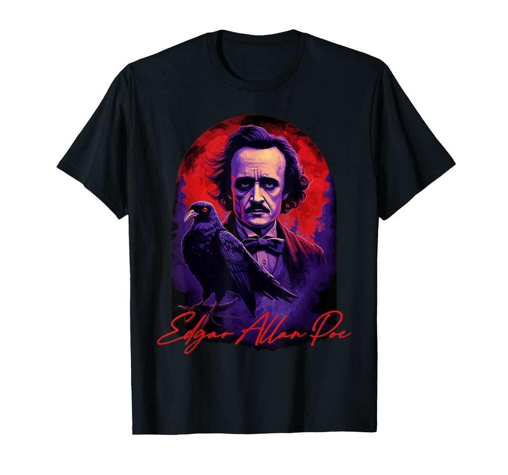 Edgar Allan Poe American Literature T-Shirt - Trendy Graphic for Adults - T-Shirt, Sweatshirt, Hoodie