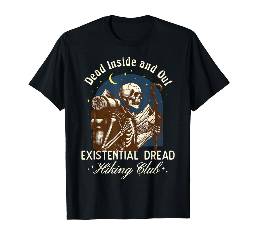 Funny Introvert Hiking Club Antisocial T-Shirt - Custom Art Print Unisex - T-Shirt, Sweatshirt, Hoodie