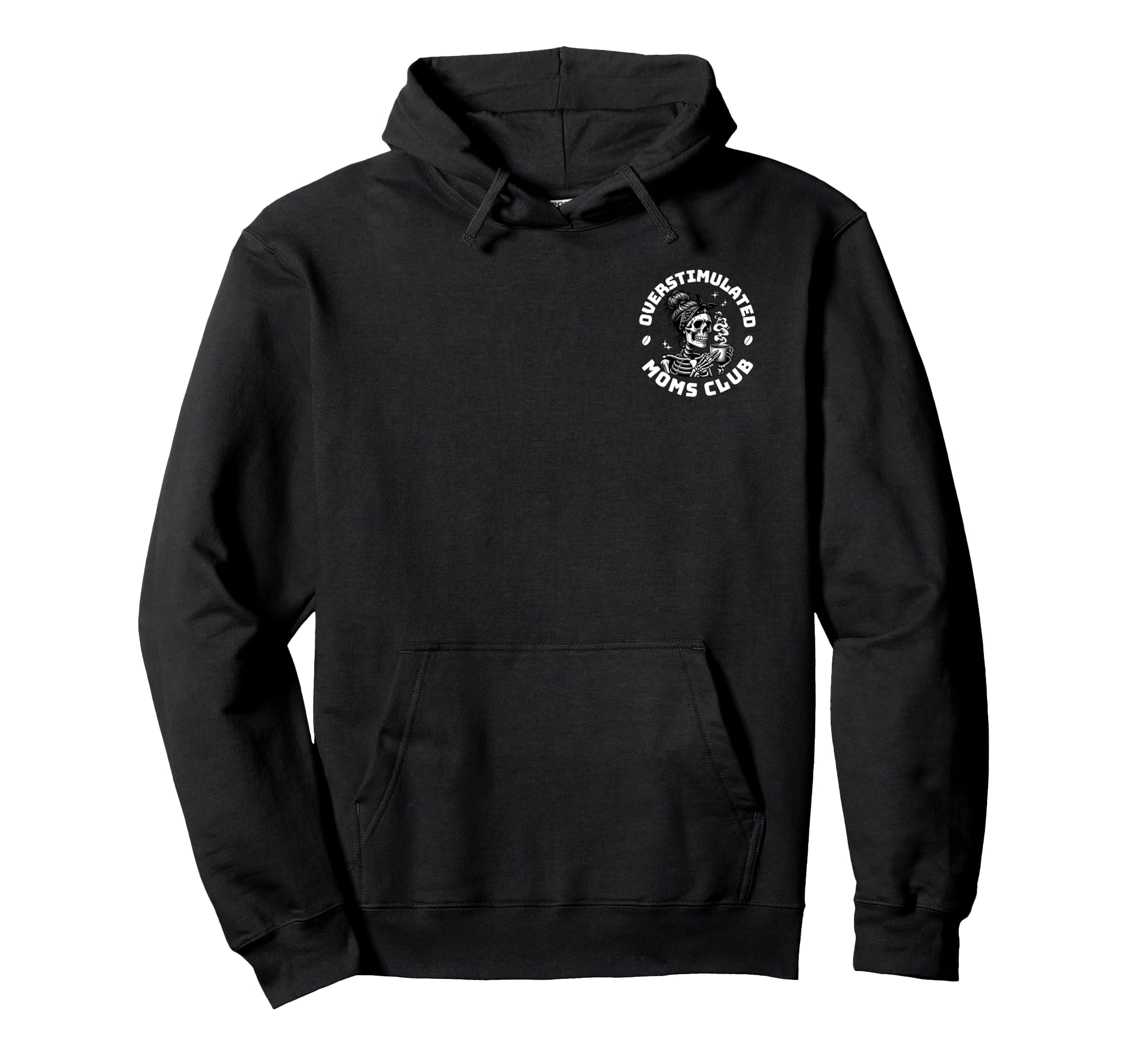 Overstimulated Moms Club Groovy Funny Hoodie - Custom Art Print Men Women - T-Shirt, Sweatshirt, Hoodie