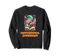 Book Worm Book Stack Reading Addict Sweatshirt - Fun Novelty Design Unisex - T-Shirt, Sweatshirt, Hoodie