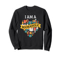 I Am Bookaholic I Reading Book Sweatshirt - Aesthetic Graphic for Adults - T-Shirt, Sweatshirt, Hoodie