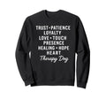 Therapy Dog Team Loving Words Sweatshirt - Fun Novelty Design Men Women - T-Shirt, Sweatshirt, Hoodie