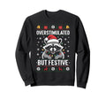 Overstimulated But Festive Possum Sweatshirt - Custom Art Print Unisex - T-Shirt, Sweatshirt, Hoodie