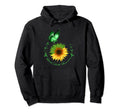 Butterfly Sunflower Green Ribbon Mental Hoodie - Graphic Print for Adults - T-Shirt, Sweatshirt, Hoodie