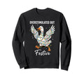 Overstimulated Festive Goose Sweatshirt - Aesthetic Graphic for Adults - T-Shirt, Sweatshirt, Hoodie