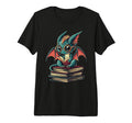 Nerdy Dragon Fantasy Bookish Bibliophile T-Shirt - Unique Graphic Unisex - T-Shirt, Sweatshirt, Hoodie