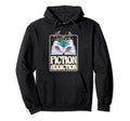 Fiction Addiction Book Reader And Hoodie - Minimalist Print for Adults - T-Shirt, Sweatshirt, Hoodie