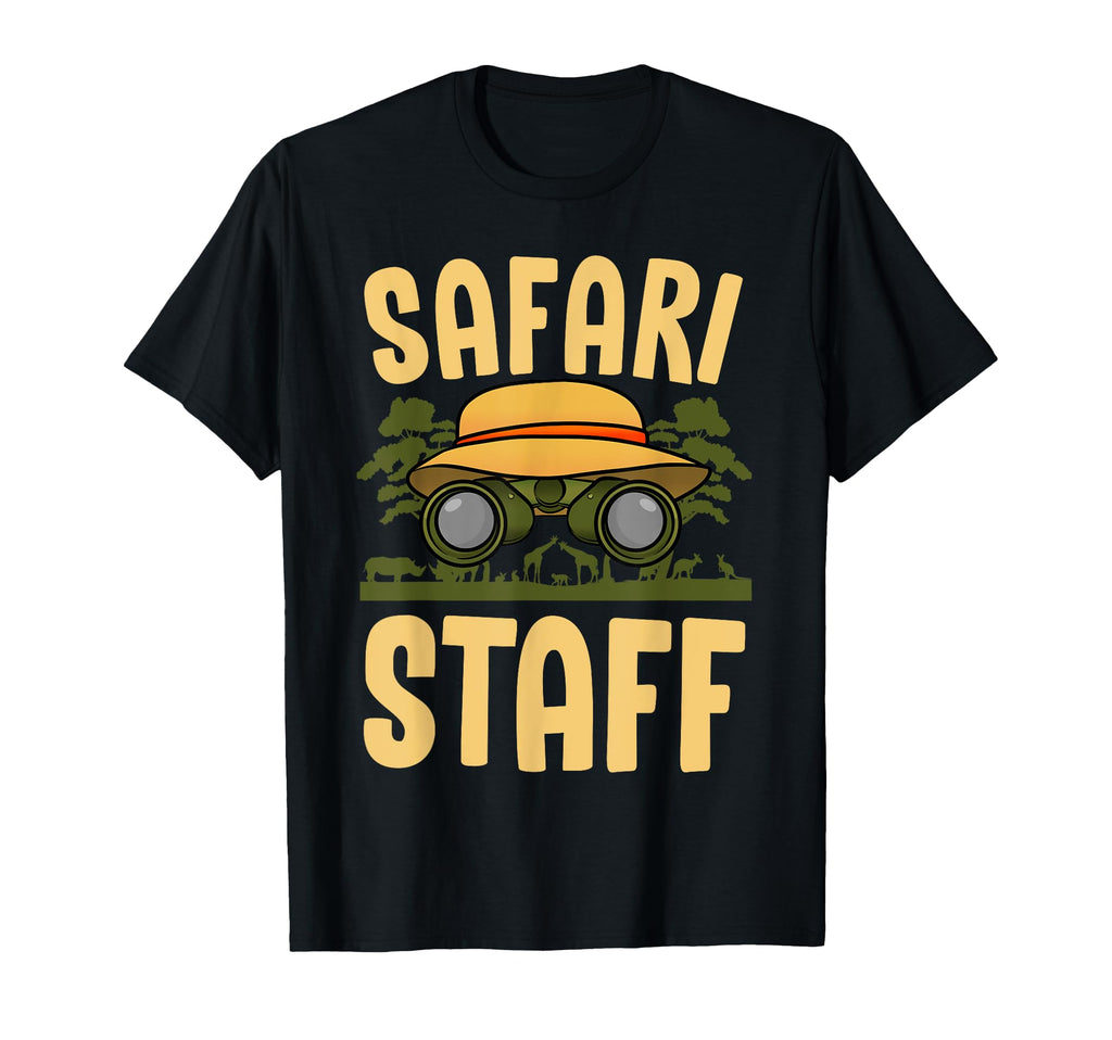 Safari Staff Art Zookeeper Costume T-Shirt - Minimalist Print for Adults - T-Shirt, Sweatshirt, Hoodie