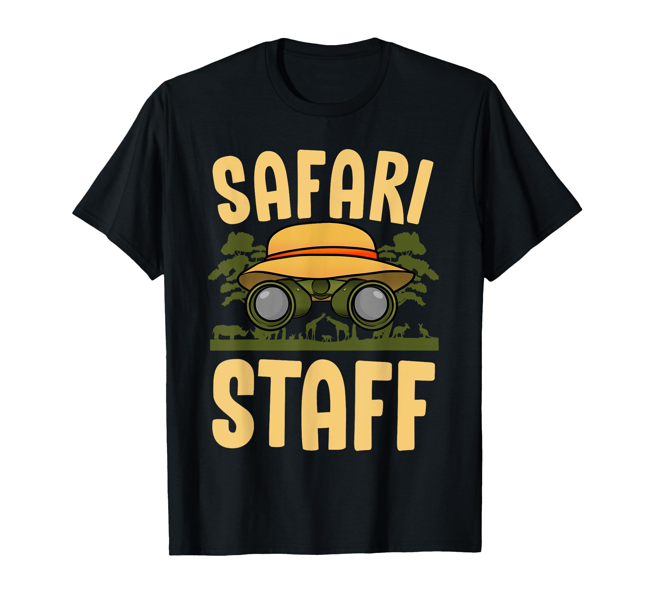 Safari Staff Art Zookeeper Costume T-Shirt - Minimalist Print for Adults - T-Shirt, Sweatshirt, Hoodie