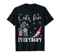 Cats Everybody Funny Gnome Books T-Shirt - Custom Art Print Men Women - T-Shirt, Sweatshirt, Hoodie