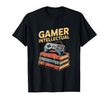 Gamer Intellectual Controller Books T-Shirt - Fun Novelty Design Men Women - T-Shirt, Sweatshirt, Hoodie