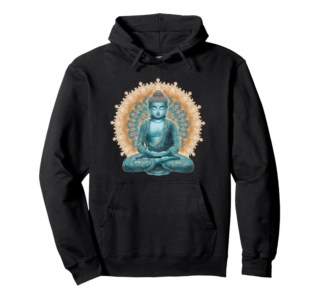 Buddha Statue Yoga Meditation Hoodie - Casual Everyday Wear for Adults - T-Shirt, Sweatshirt, Hoodie