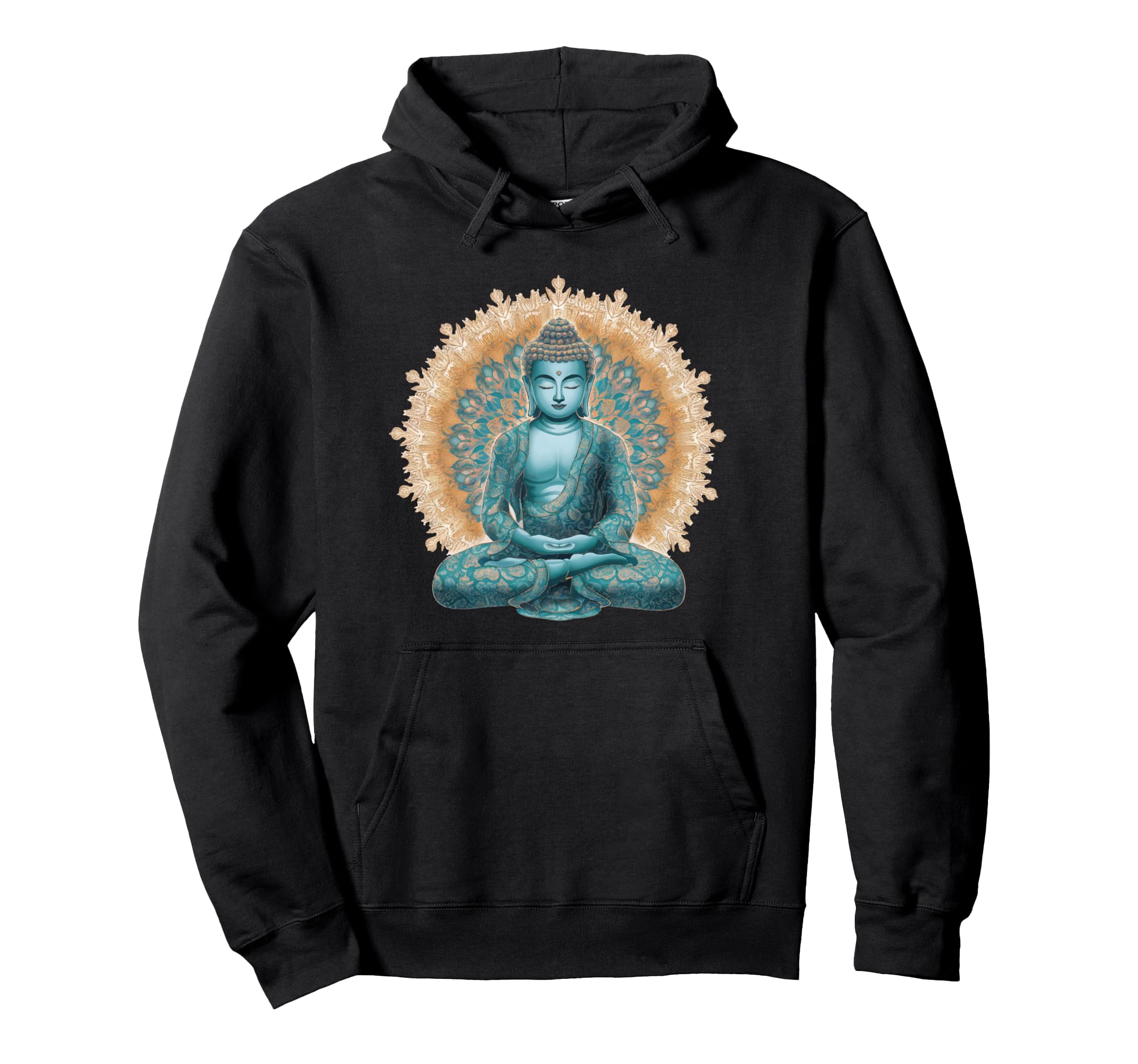 Buddha Statue Yoga Meditation Hoodie - Casual Everyday Wear for Adults - T-Shirt, Sweatshirt, Hoodie