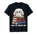 Bunny Reading Book Lover Nerds T-Shirt - Casual Everyday Wear for Adults - T-Shirt, Sweatshirt, Hoodie