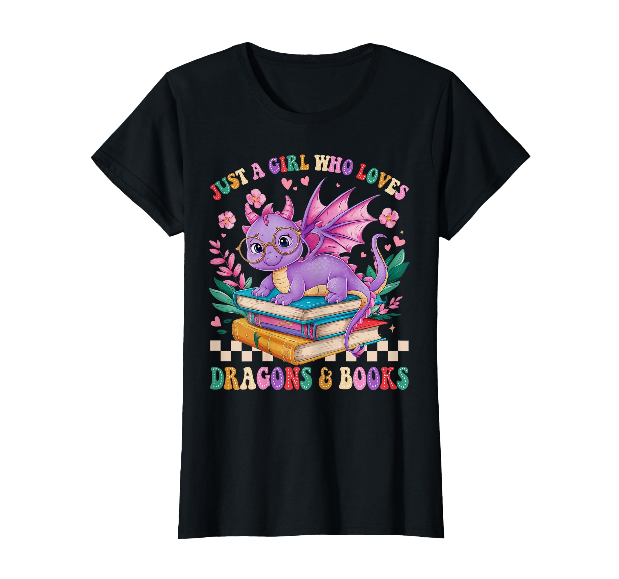 Groovy Just Who Loves Dragons Books T-Shirt - Aesthetic Graphic Men Women - T-Shirt, Sweatshirt, Hoodie