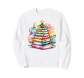 Book Tree Lights Book Lover Nerd Sweatshirt - Unique Graphic for Adults - T-Shirt, Sweatshirt, Hoodie