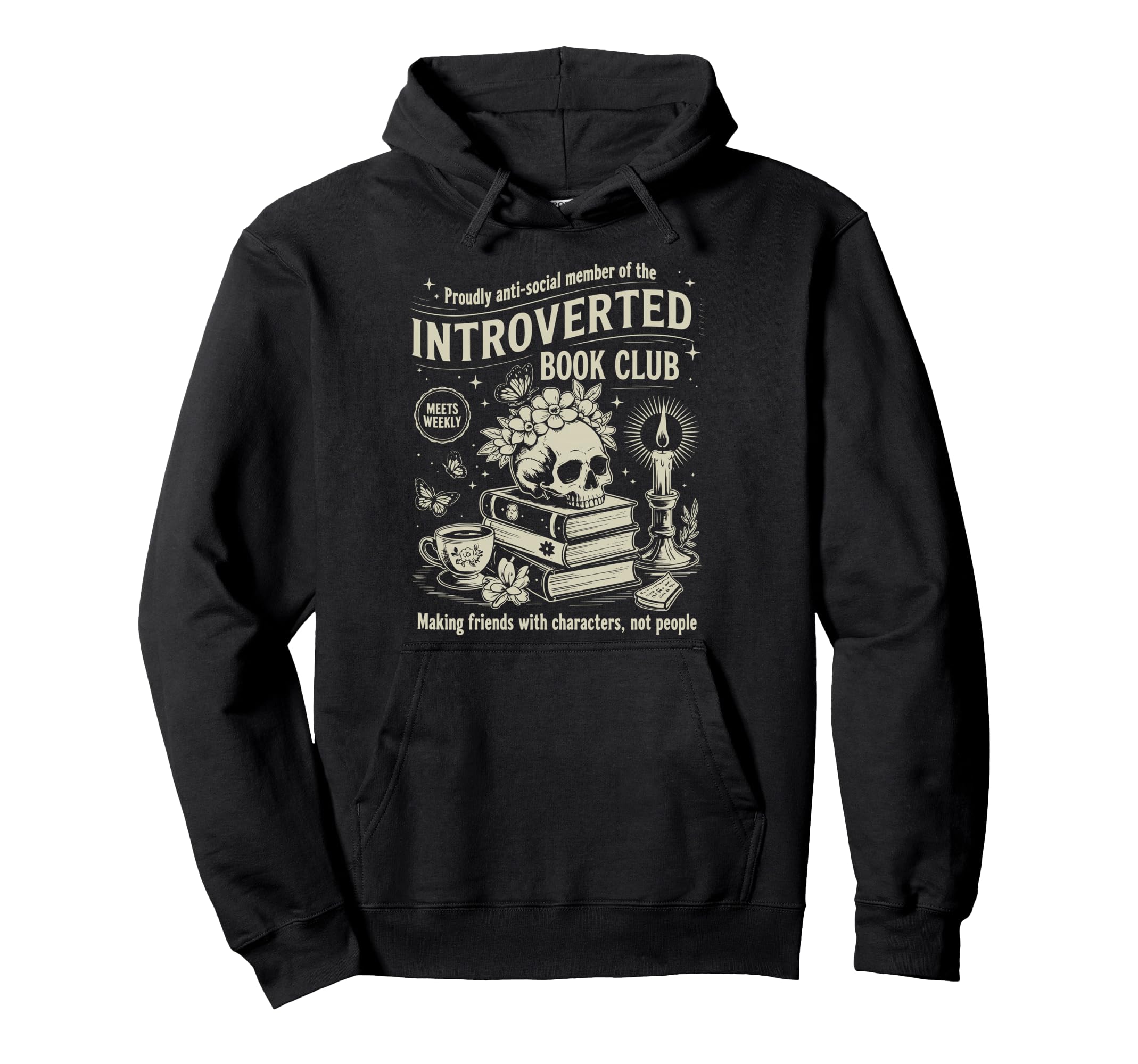 Proud Anti Social Member Introverted Hoodie - Trendy Graphic for Adults - T-Shirt, Sweatshirt, Hoodie