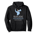 Suicide Awareness Shatter Silence Hoodie - Minimalist Print Men Women - T-Shirt, Sweatshirt, Hoodie