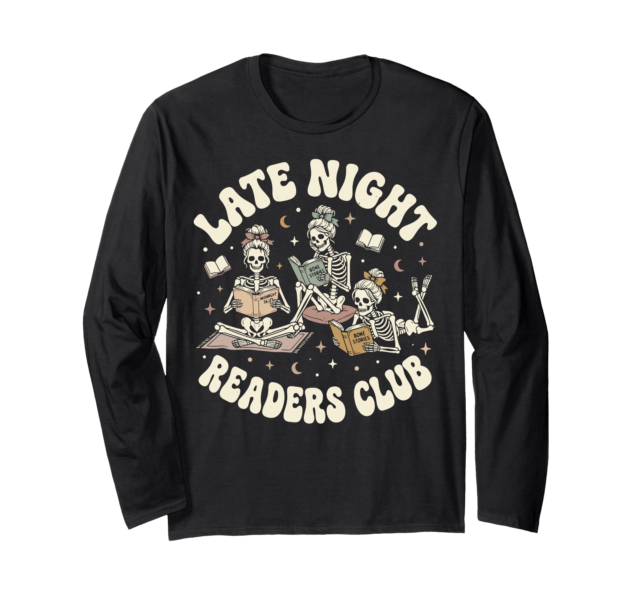Night Reader Reading Bookworm Bibliophile Hoodie - Graphic Print Men Women - T-Shirt, Sweatshirt, Hoodie