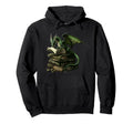 Dragon Reading Book Fantasy Reader Hoodie - Novelty Apparel Men Women - T-Shirt, Sweatshirt, Hoodie