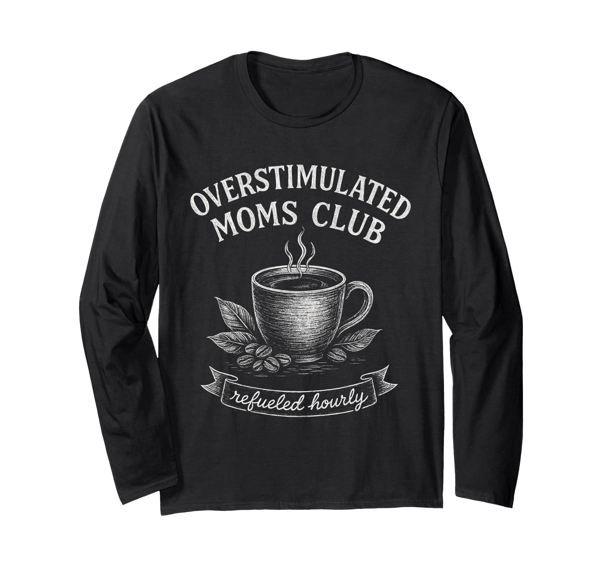 Overstimulated Moms Club Groovy T-Shirt - Trendy Graphic Unisex - T-Shirt, Sweatshirt, Hoodie