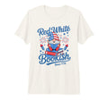 Red White Bookish Gnome Book Since 1776 T-Shirt - Trendy Graphic Men Women - T-Shirt, Sweatshirt, Hoodie