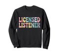 Licensed Listener Graduation Sweatshirt - Minimalist Print Men Women - T-Shirt, Sweatshirt, Hoodie