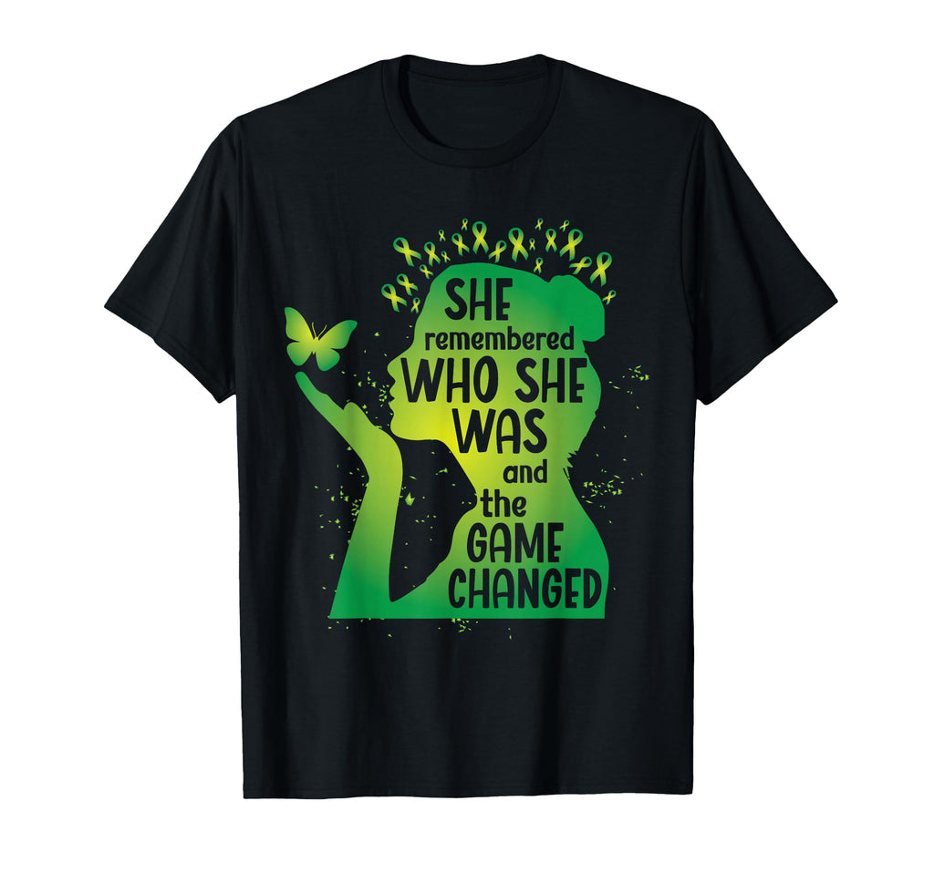 Green Awareness Ribbon Butterfly T-Shirt - Minimalist Print for Adults - T-Shirt, Sweatshirt, Hoodie
