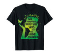 Green Awareness Ribbon Butterfly T-Shirt - Minimalist Print for Adults - T-Shirt, Sweatshirt, Hoodie