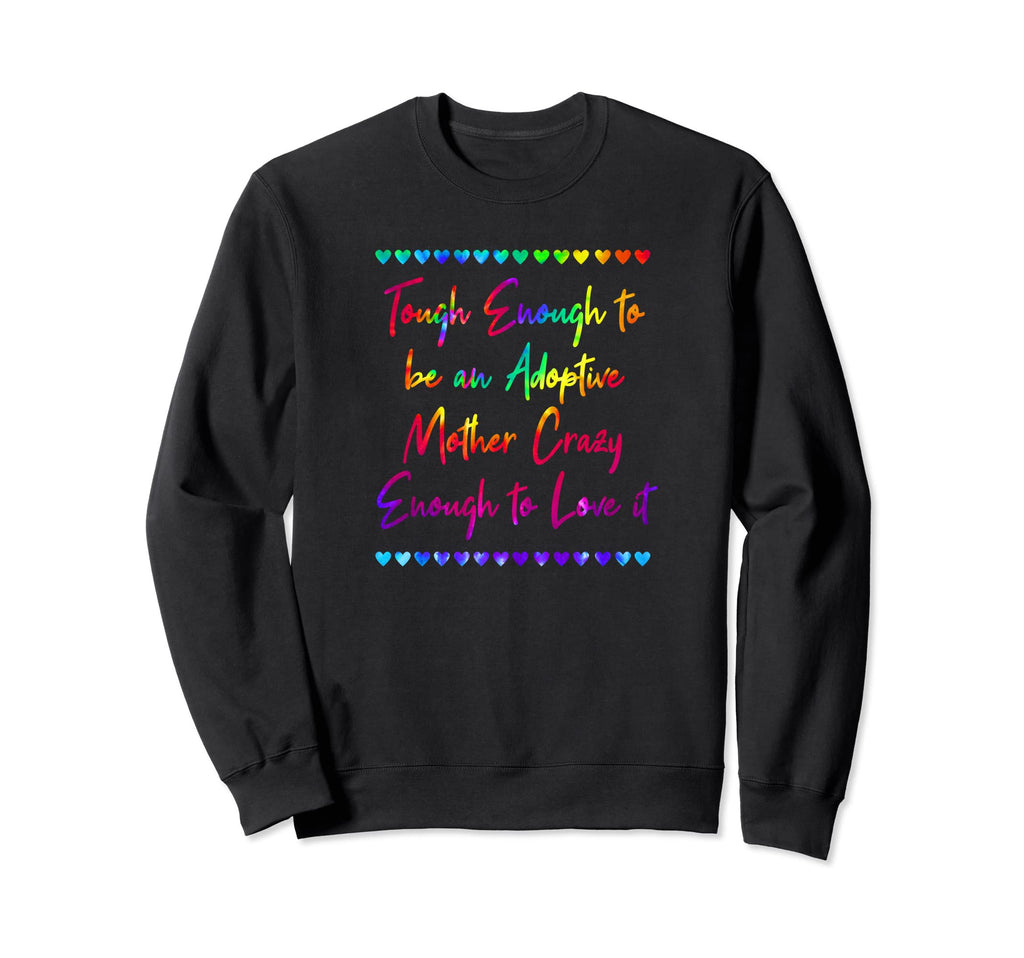 Mothers Day Adoption Best Mom Ever Sweatshirt - Minimalist Print Men Women - T-Shirt, Sweatshirt, Hoodie