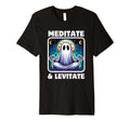 Ghost Meditation Spiritual Halloween T-Shirt - Streetwear Style for Adults - T-Shirt, Sweatshirt, Hoodie