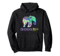 Choose Joy Elephant Mandala Hoodie - Fun Novelty Design Men Women - T-Shirt, Sweatshirt, Hoodie
