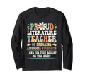 Literature Teacher And Sweatshirt - Streetwear Style for Adults - T-Shirt, Sweatshirt, Hoodie