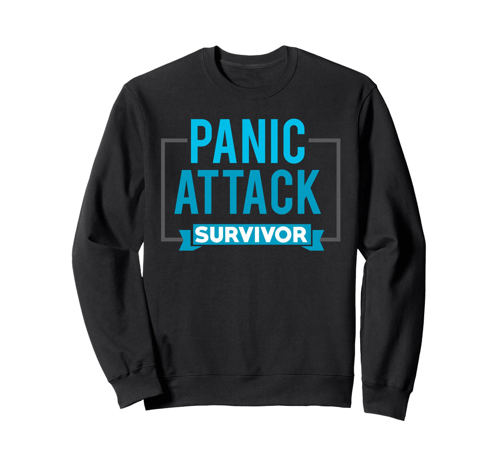 Funny Anxiety Panic Attack Sweatshirt - Custom Art Print Men Women - T-Shirt, Sweatshirt, Hoodie