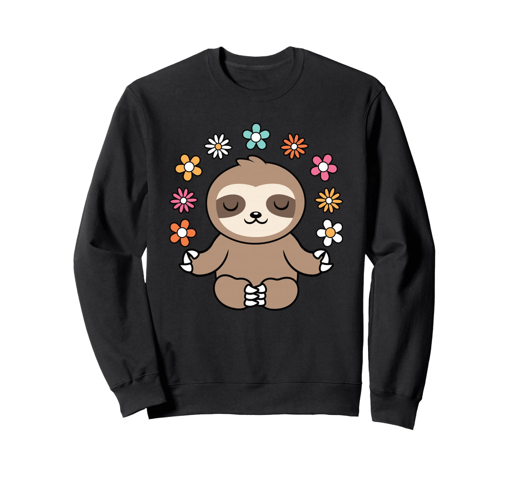 Yoga Lover Sloth Yogi Sweatshirt - Fun Novelty Design for Adults - T-Shirt, Sweatshirt, Hoodie
