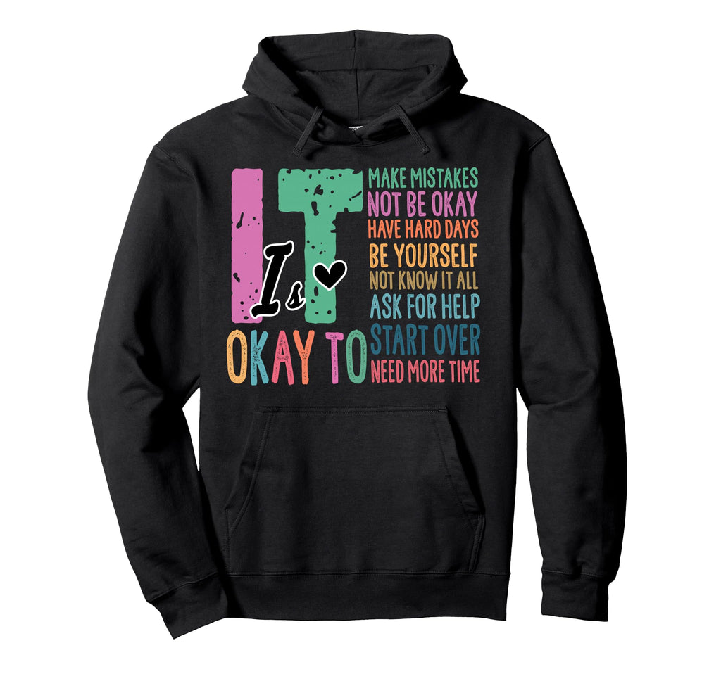 Its Ok To Make Mistakes Not Know It Hoodie - Minimalist Print Men Women - T-Shirt, Sweatshirt, Hoodie