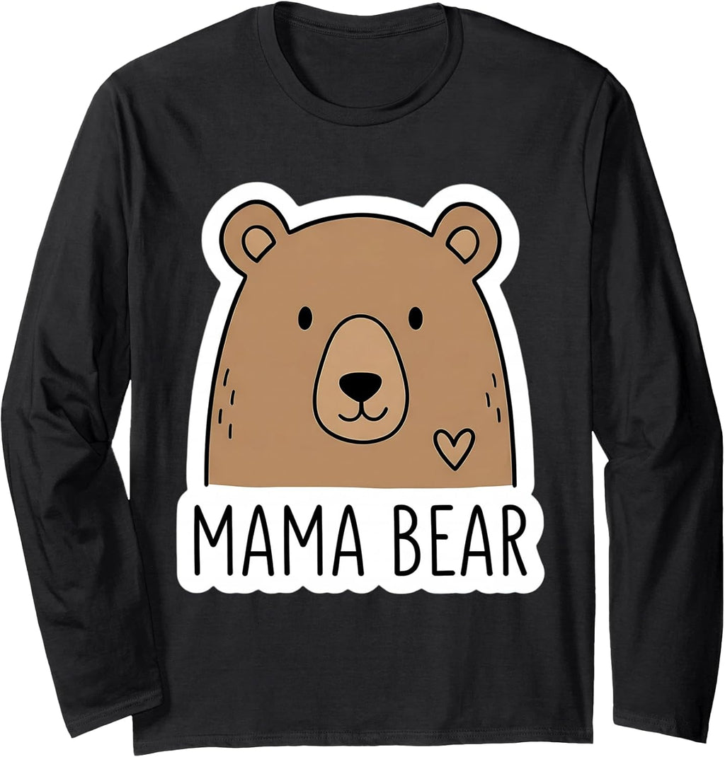 Mama Bear Mother's Day Mom Momma Cute Quote Merch Unisex T-shirt, Sweatshirt, Hoodie, Long Sleeve Tee - T-Shirt, Sweatshirt, Hoodie