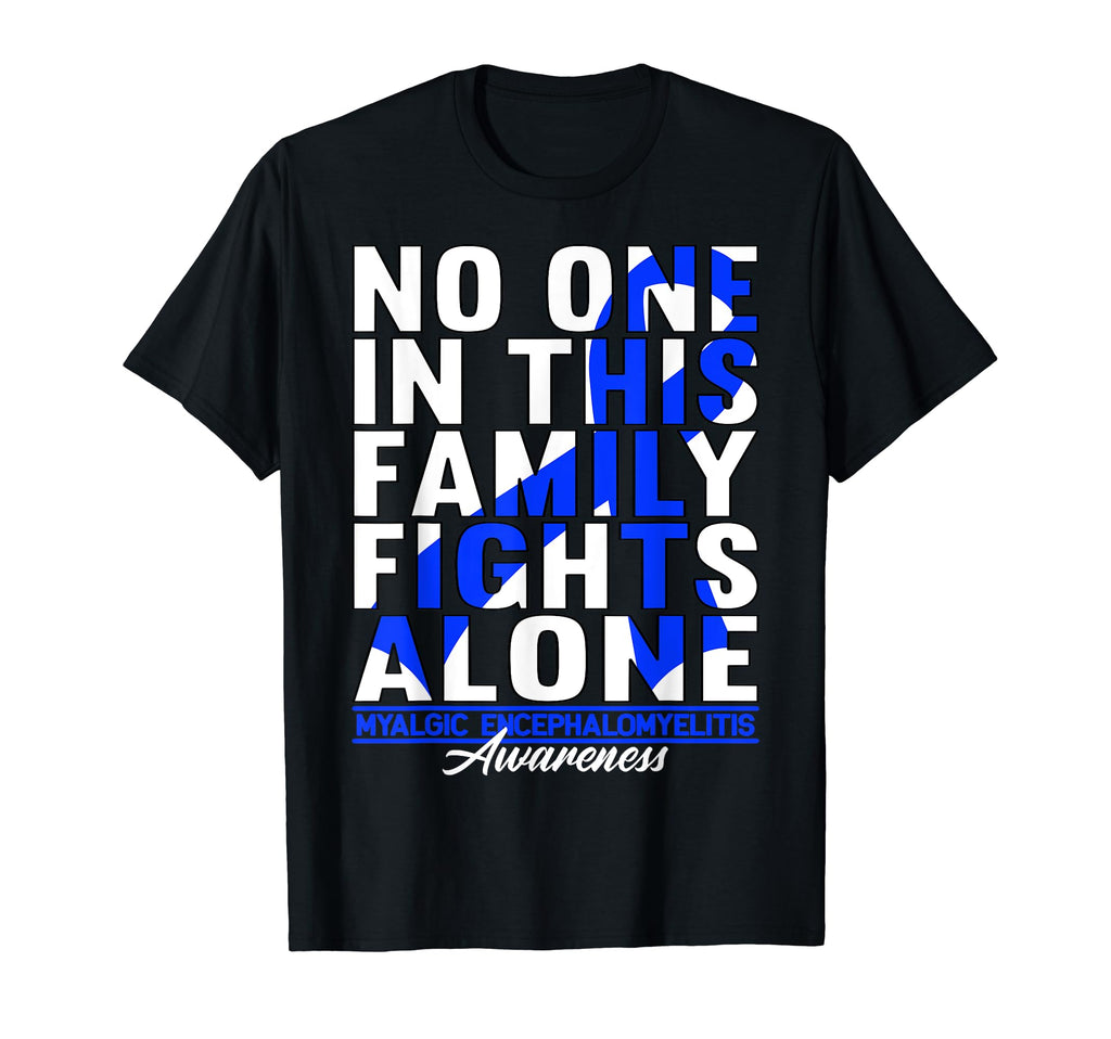 No One This Family Fights Alone T-Shirt - Unique Graphic for Adults - T-Shirt, Sweatshirt, Hoodie