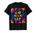 Best Bonus Mom Ever Tie Dye Step Mom T-Shirt - Streetwear Style for Adults - T-Shirt, Sweatshirt, Hoodie